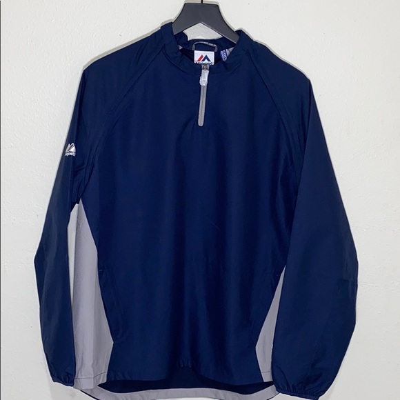 majestic baseball pullover
